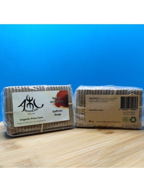 Savon doux au Safran Bio